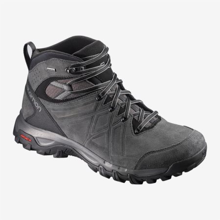 Salomon EVASION 2 MID LTR GTX Mens Hiking Boots Black | Salomon South Africa